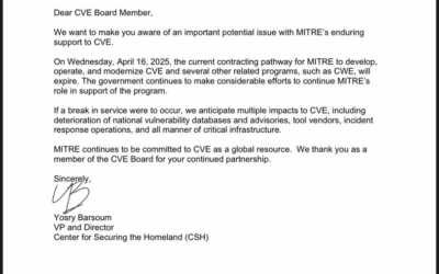 Funding Expires for Key Cyber Vulnerability Database ​