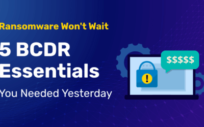 5 BCDR Essentials for Effective Ransomware Defense ​