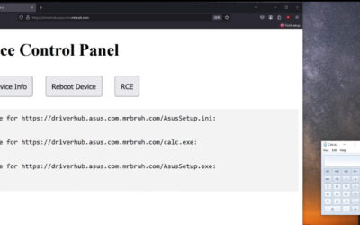 ASUS Patches DriverHub RCE Flaws Exploitable via HTTP and Crafted .ini Files ​