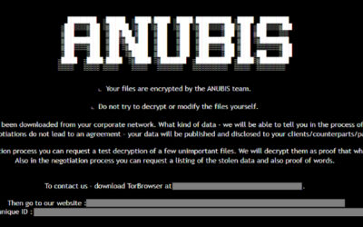 Anubis Ransomware Encrypts and Wipes Files, Making Recovery Impossible Even After Payment ​