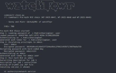 Pre-Auth Exploit Chains Found in Commvault Could Enable Remote Code Execution Attacks ​