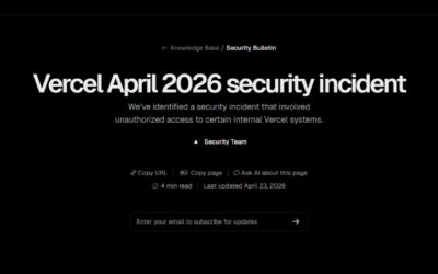 Vercel Finds More Compromised Accounts in Context.ai-Linked Breach ​