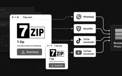 Fake 7-Zip Installers Turn Devices Into Residential Proxy Nodes ​