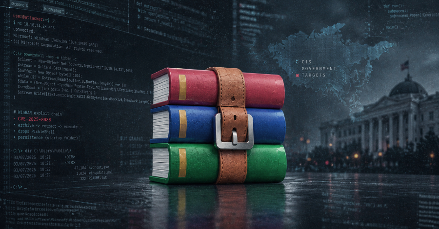 Silent Lynx Exploits WinRAR Flaw to Deploy Reverse Shell in CIS Government Attacks ​